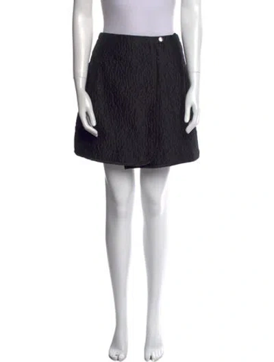 Pre-owned Carven Mini Skirt In Black