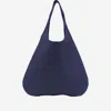Carven Tommaso Leather Bag In Blue