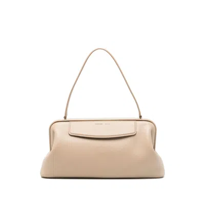 Carven Neutral Tote Bags
