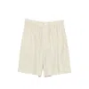Carven Striped-pattern Shorts In Neutral