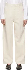 Carven Off-white 5-pocket Jeans In Cream