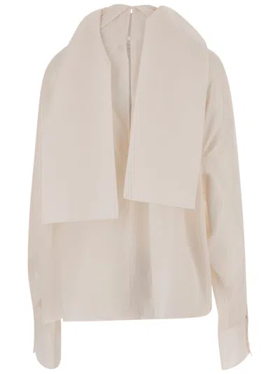 Carven Off White Relaxed Solid Shirt