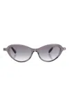OVAL-FRAME SUNGLASSES
