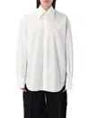 Carven Oversized Shirt In Loose Fit For Women In White