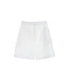 Carven Oversized Shorts In White