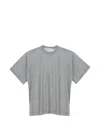 Carven Oversized T-shirt In Gray