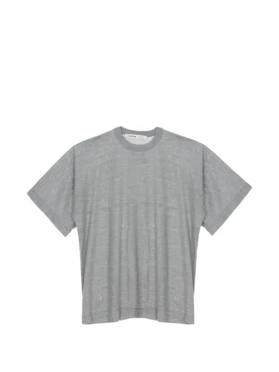 Carven Oversized T-shirt In Gray