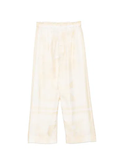 Carven Neutrals Trousers Women In White