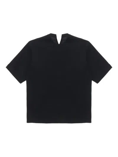 CARVEN PEARL T-SHIRT,6252K21226 N999 DEEP BLACK