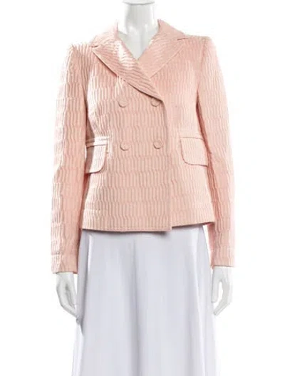 Pre-owned Carven Plaid Print Blazer W/ Tags In Multi