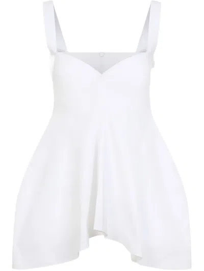 CARVEN POPLIN TOP