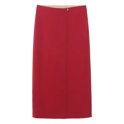 CARVEN CARVEN RED SKIRTS - STRAIGHT SKIRTS WOMEN