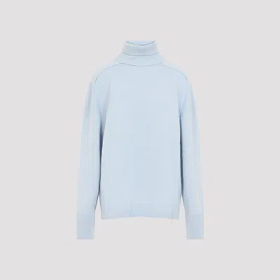 Carven Roll Neck Cashmere Jumper In Blue
