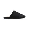 Carven Black Garnier Padded Slippers In Black