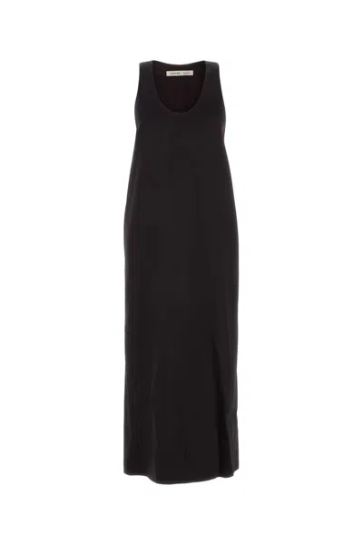Carven Satin Dress In Purple