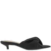 Carven Knotted Front Sandals With 3.5cm Heel In Black