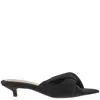 Carven Knotted Front Sandals With 3.5cm Heel In Black