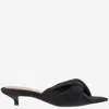Carven Knotted Front Sandals With 3.5cm Heel In Black