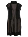 Carven Scarf Maxi Dress In Black