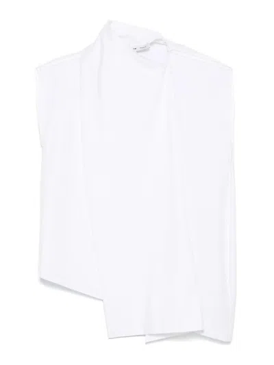 Carven Scarf Top In White