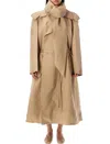 CARVEN CARVEN SCARF TRENCH