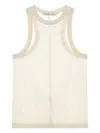 Carven Sheer Tank Top