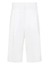 Carven Double-pleats Bermuda Shorts