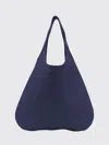 Carven Tommaso Leather Bag In Blue