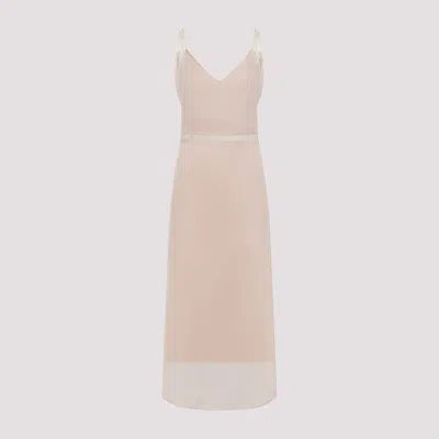 CARVEN SILK LONG DRESS