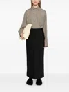 Carven Silk Shirt In Grey