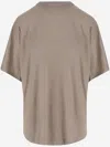 Carven Short-sleeve T-shirt In Brown