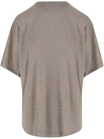 Carven Silk T Shirt In Green