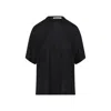 Carven Silk T-shirt With High Neckline