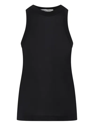 Carven Canotta In Seta Nera  Donna In Black
