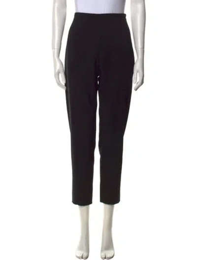 Pre-owned Carven Skinny Leg Pants In Black