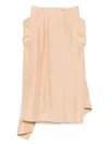 Carven Silk Straight Skirt