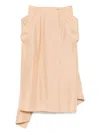 Carven Silk Straight Skirt