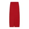 Carven Acetate Midi Skirt Women In Red