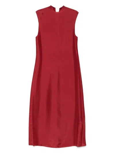 Carven Sleeveless Dress In Red
