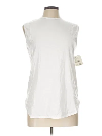 Pre-owned Carven Sleeveless Top White High Neck Tops