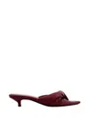 Carven Slingback With Knot In Burgundy