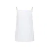Carven Spaghetti Strap Top In Soft Polyester-silk Blend
