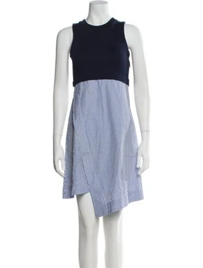 Pre-owned Carven Striped Knee-length Dress In Multi