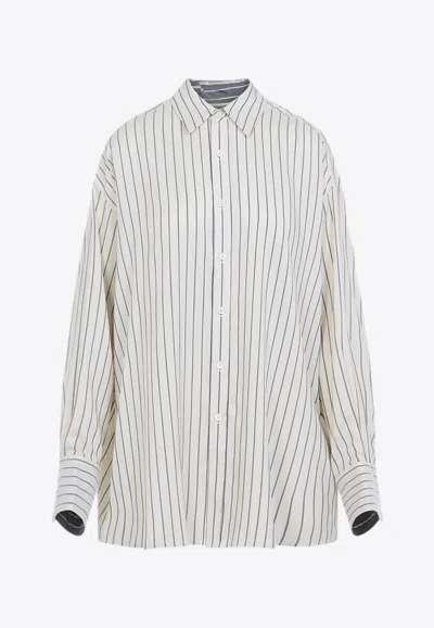 CARVEN STRIPED LONG-SLEEVED SHIRT