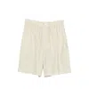 Carven Striped-pattern Shorts In White