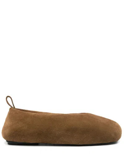 Carven Suede Slippers