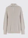 Carven Wool Zip-up Sweater In Pink