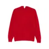 Carven Round-neck Cashmere Sweater In Red