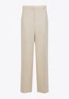 Carven Tr203 Straight Leg Trousers In Cream