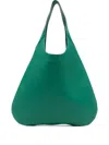 Carven Tommaso Tote Bag And Shoulder Strap In Green
